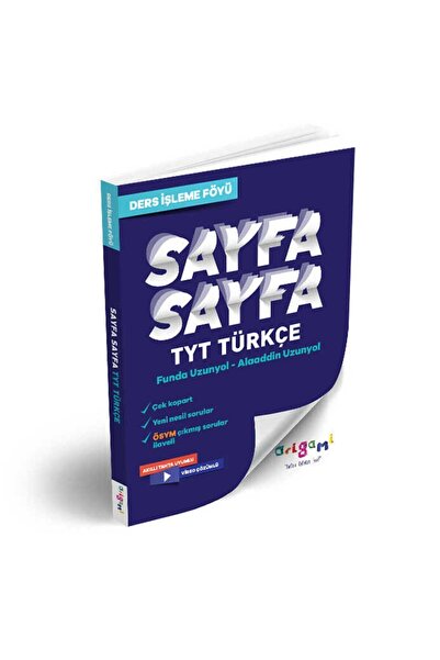 Tammat Yayıncılık Tammat Origami Tyt Türkçe Ders İşleme Föyleri