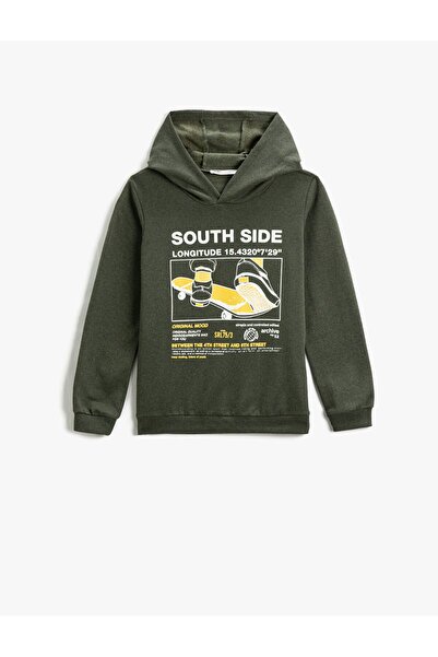 Koton Φούτερ με κουκούλα για αγόρια