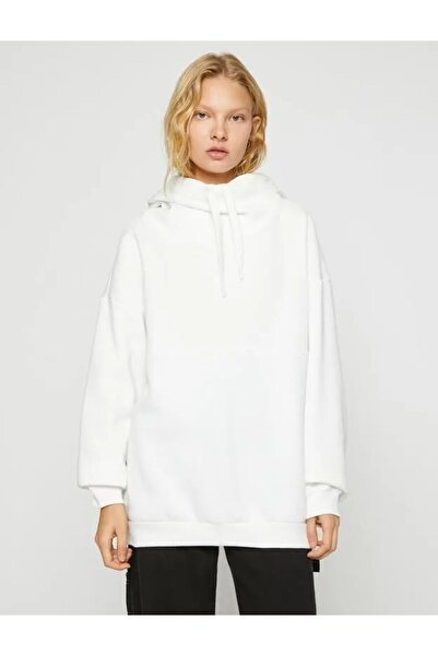 Koton Women's Hooded Basic Sweat