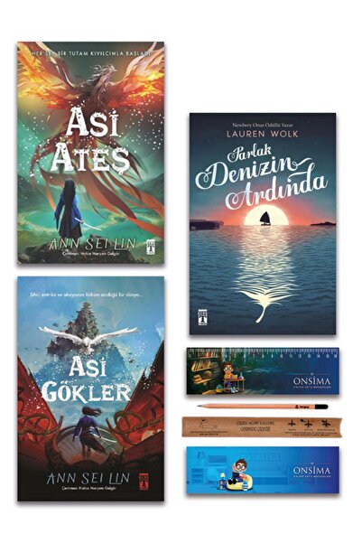 Genç Timaş Asi Ateş - Asi Gökler - Parlak Denizin Ardında Set 3 Kitap