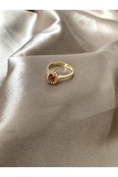 denizden silver Turmalin Taşlı Gümüş Yüzük