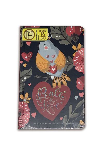 Gıpta Night Book Stitched Hard Cover 13x21 120 Sheets Lined Notebook