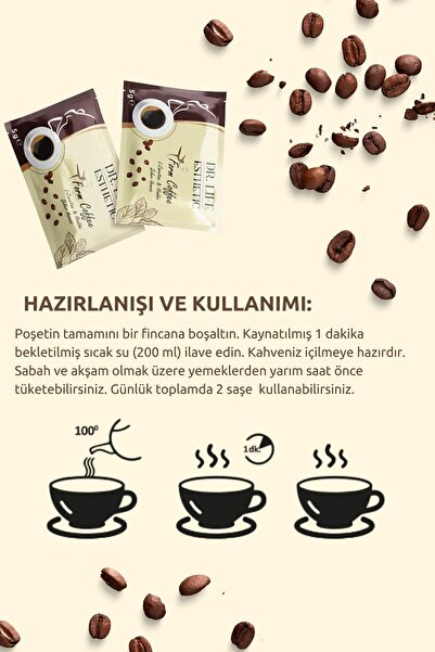 DR LIFE ESTHETIC Hindiba Kahvesi Detox Kahve Şeker İlavesiz (Hindiba, Garsiniya ve Kiraz Sapı Özlü) 150 Gr