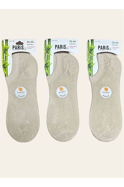 PARİS SOCKS Комплект от 3 безшевни чорапи за жени от бамбук в десет цвята