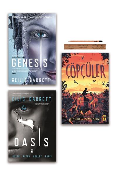 Genç Timaş Oasis - Genesis - Çöpçüler Roman Set 3 Kitap