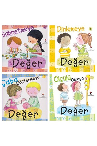 Tübitak Yayınları Tübitak Okulöncesi Değerler Serisi 4 Kitap 5+ Yaş