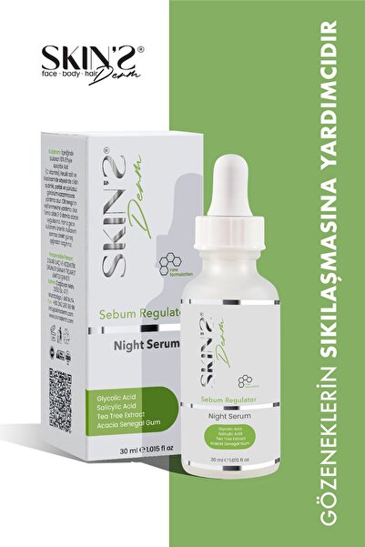 SKİN'SDERM Skins Derm Sebum Regulator Night Serum.