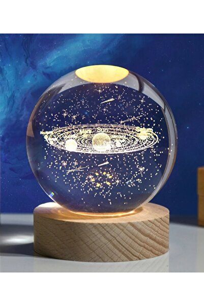 Taşarhome Premium Life Samanyolu Galaksi Gezegenler Büyük Boy Yansıtmalı Işık...