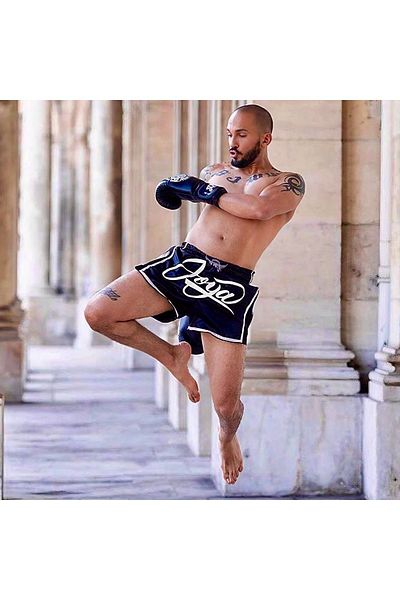 Joya Black Muay Thai Kick Boxing Shorts