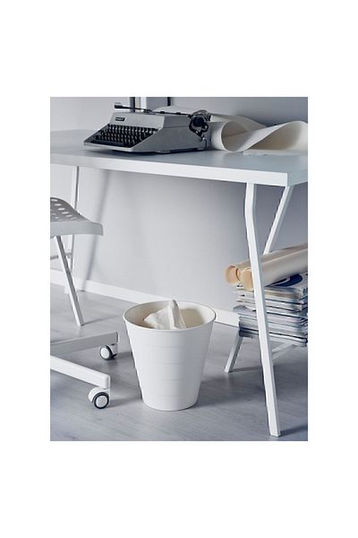 IKEA Κάδος απορριμμάτων Fniss, λευκό