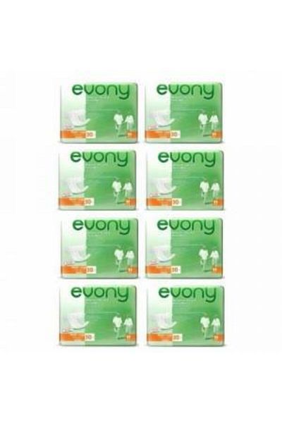 Evony Evony Waistband Patient Diapers Medium 30 Pcs 8 Pieces