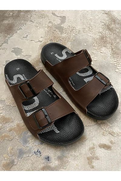 Phobos Men's Adjustable Stitched Casual Slippers