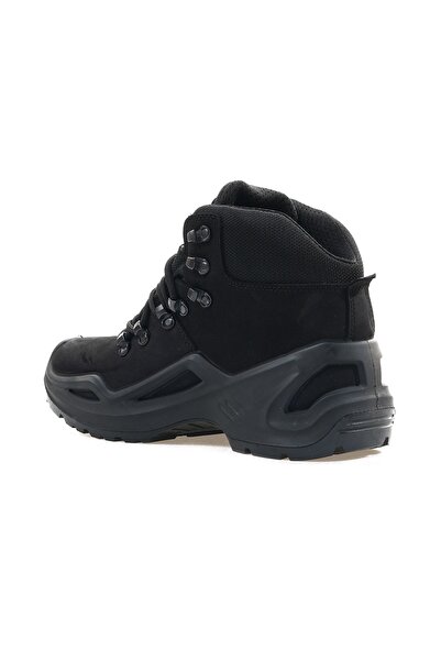 Scooter Чоловічі черевики з натуральної шкіри для активного відпочинку - водонепроникні, для щоденного використання, чорні нубук 24k M3104ns