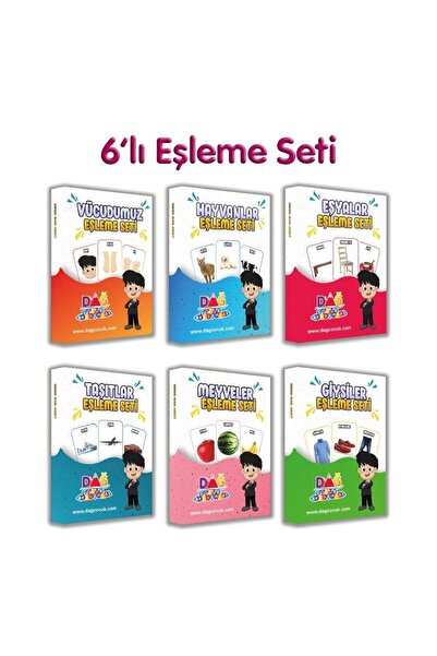 Dağ Yayıncılık Matching Set 6 Boxes