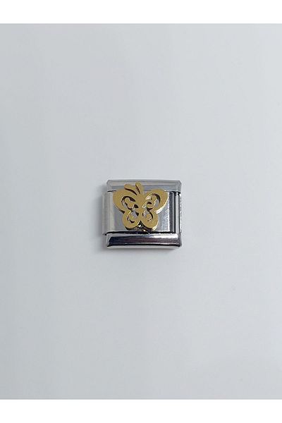 RoseCo00 Steel Italian Bracelet Charm