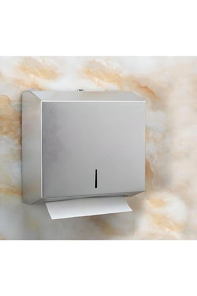 Maxiflow Z Fold 304 Ποιότητας Διανομέας χαρτοπετσετών 400 τμχ Διανομέας χαρτιού Wc Επιτοίχιος