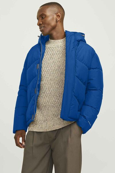 Jack & Jones JJWORLD PUFFER JACKET Фіолетова чоловіча куртка