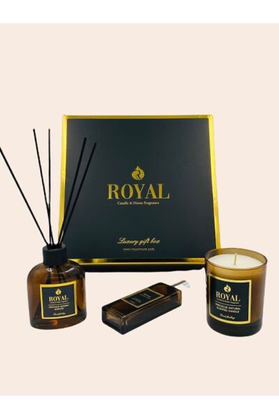 ROYAL MUM Hediye Seti 3lü Set Tarçınlı Zencefili Kek Gingerbread  Kokulu Ambe...