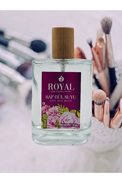 ROYAL MUM %100 Doğal Yağı Alınmamış Saf Gül Suyu / Mayası 100 Ml ( Gözenek Sı...