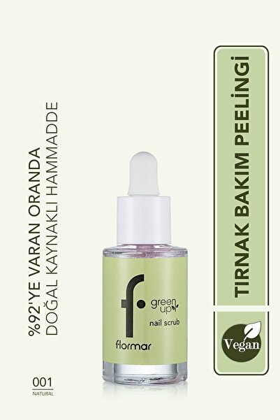 Flormar مقشر الأظافر النباتي المرطب والمنعم - مقشر الأظافر الأخضر - 001 - 425...