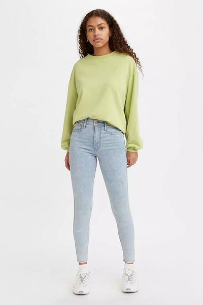 Levi's Blugi de damă Mile High Super Skinny, cu talie extra înaltă, Ice Blue