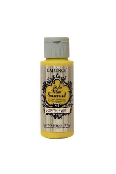 Cadence Style Mat Enamel Cam Boyası 359- Ihlamur 59 ml (Porselen - Seramik Bo...