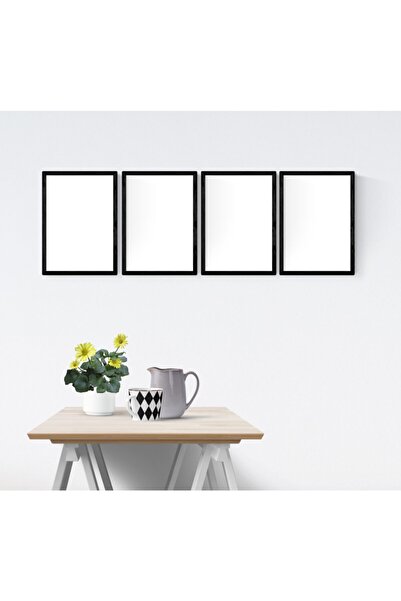 YED Frame A4 - 21X30Cm Picture Frame Set - 4 Pieces - Black -