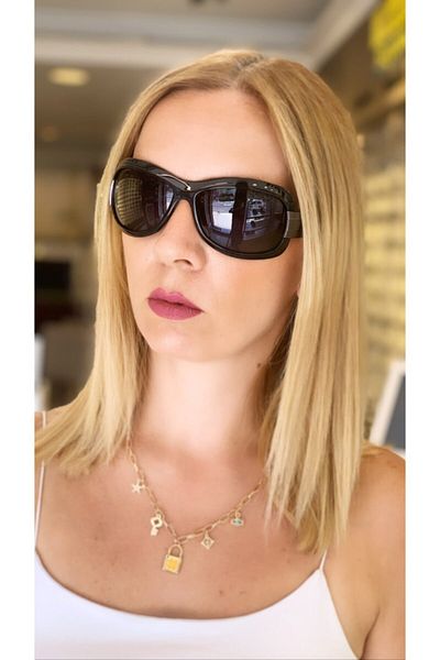Polo Exchange Smoked Oval Polarized Women's Sunglasses
