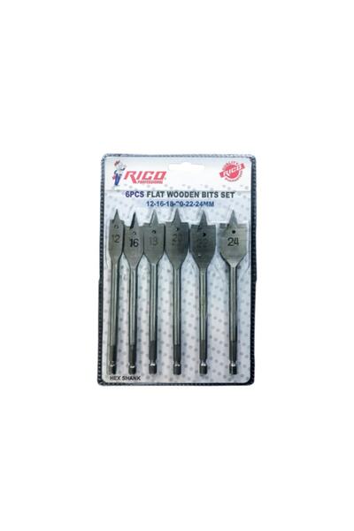 Rico 6 Parça Hex Yaprak Matkap Ucu Takımı Rc1299