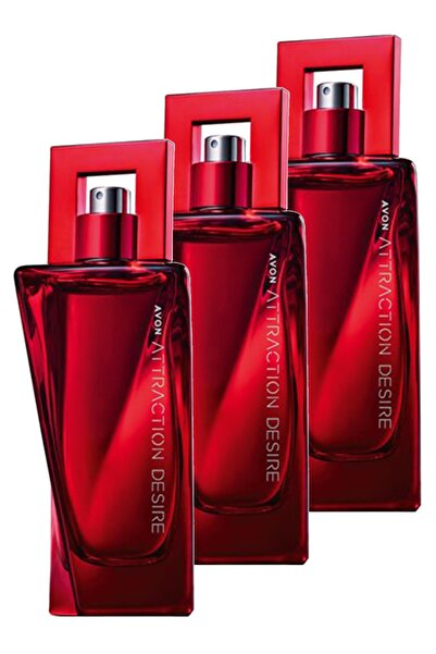 AVON Attraction Desire Kadın Parfüm Edp 50 Ml. Üçlü Set