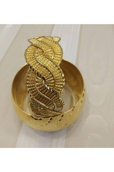 barış gold altın kaplama 22 Ayar Altın Kaplama Kadın Örgü Bilezik Modeli Adet Fiyatıdır