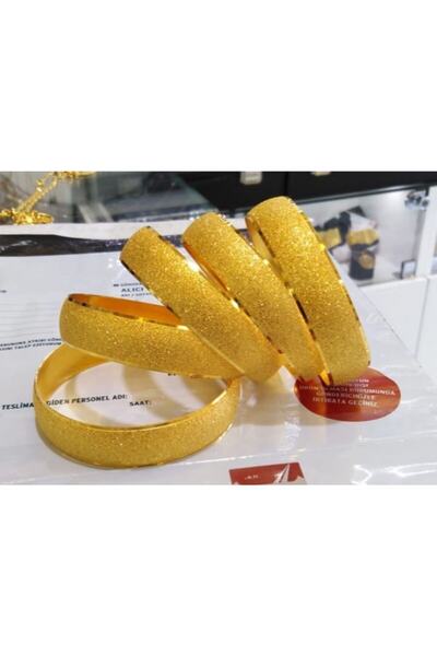 barisiva gold 22 Ayar Altın Kaplama Kadın 1.5 Cm Eninde Bilezik Modeli Adet Fiyatıdır