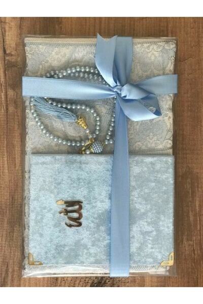 enti ev tekstili Seccade Seti 3 Parça 1 Tespih 1 Seccade 1 Yasini Şerif