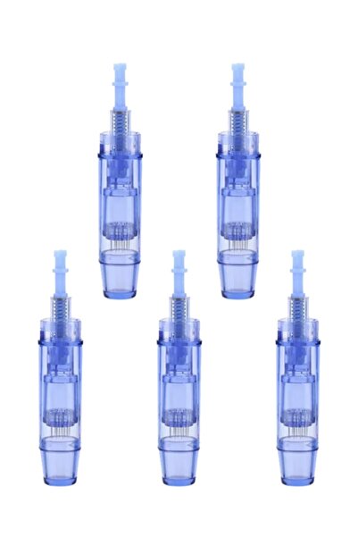 Dr.Pen Auto Microneedle System A1 Dermapen Iğnesi 12 Pin 5 Adet Orjinal Soketli Kapaklı Model Dermapen Iğnesi