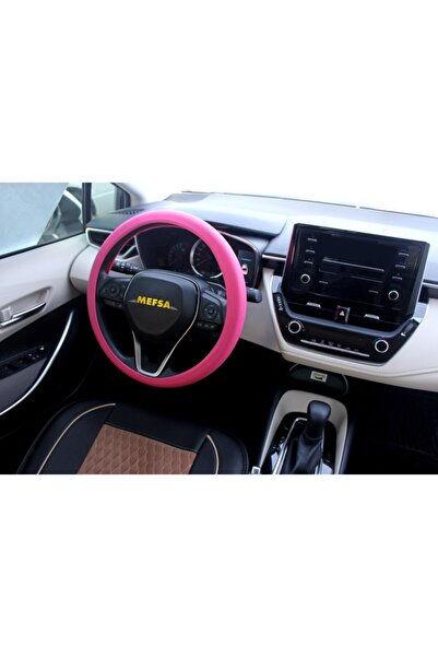 mefsa DİREKSİYON KILIFI (PEMBE SİLİKON 36-42 CM