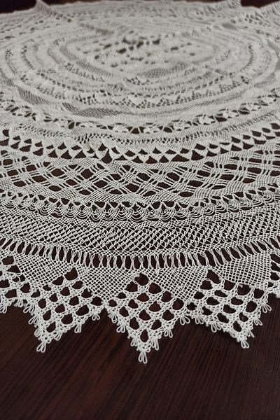 Anchor 100 cm Sectional Round Tablecloth - Anchor String and Lace Needle, 2Nd. Model