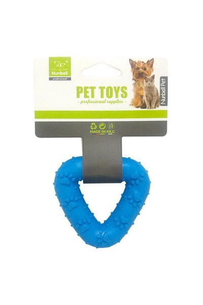 Nunbell Triangle Shaped Plastic Teethers Dog Toy 7.5cm