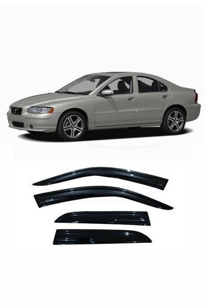 CARDANADAM Volvo S60 Cam Rüzgarlığı 2001-2010 Arası Modellere Uyumlu 4 Parça