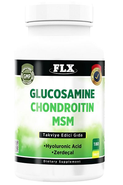 FLX Glucosamine Chondroitin Msm Hyaluronic Acid Turmeric 180 X 3 Boxes