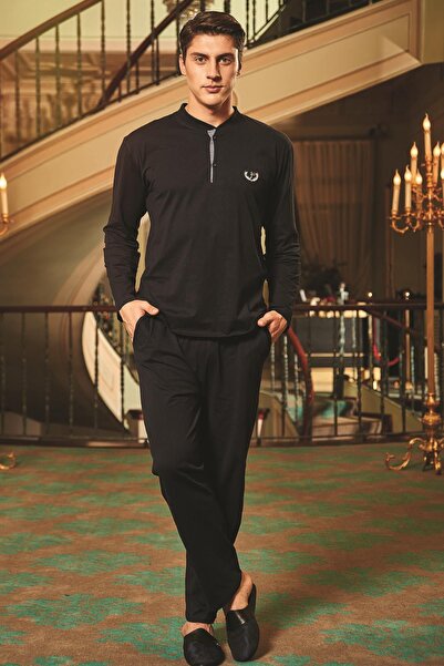 EXCLUSIVE Luxury Black Clogs 5 Pieces Combed Cotton Set