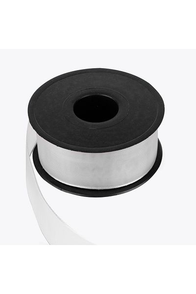 Nazarone Chiffon Ribbon 4cm-20mt-white(101)