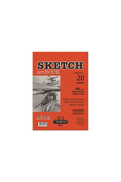 Folix Salda Glue Sketch Memo Pad - 34.5x49.5, 20 Sheets