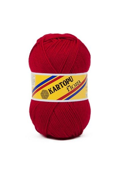 Kartopu Flora Booties Rope 132 Flags Red
