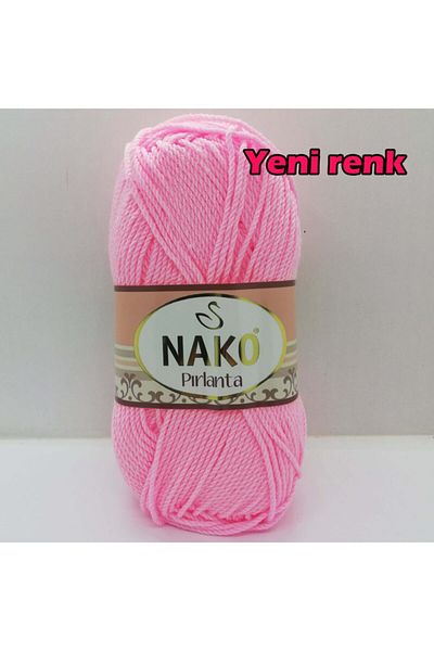 NAKO Σχοινί πλεξίματος διαμαντιών 2197 Ροζ