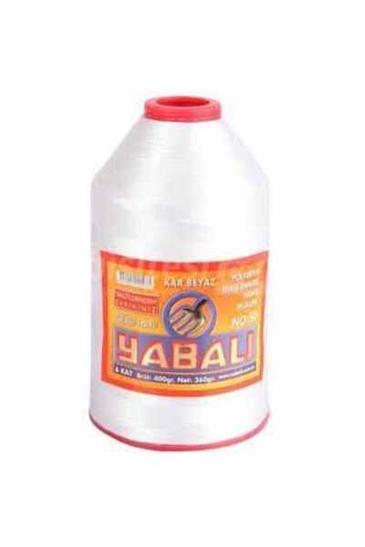 Yabalı Polyester Lace Thread 100 Gr Snow White No: 60