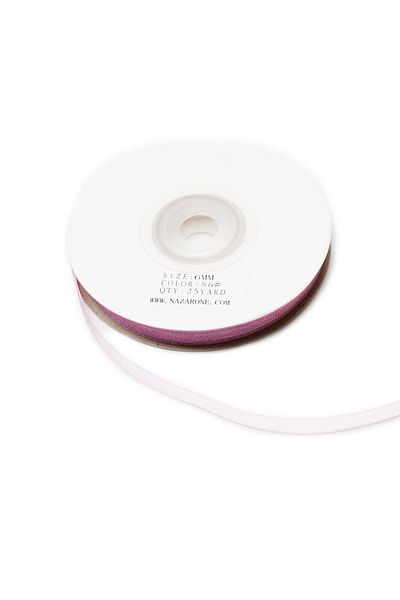 Nazarone Κορδέλα Organza 6mm/23mt-λιλά(805)