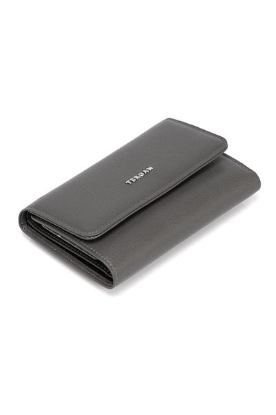 Tergan Gray Leather Women's Wallet 05730e80