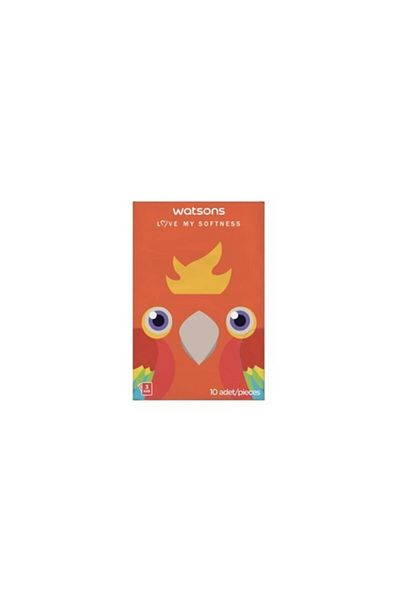 Watsons Mini Toalettes 3 Ply 10 Pieces X6 -3 Parrot 2399900940133