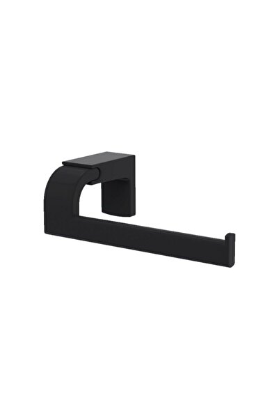 Tema Premium Matte Black Toilet Paper Holder