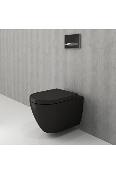 Bocchi Venezıa Rımless Asma Klozet - Mat Siyah